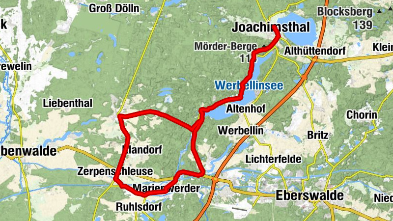 Joachimsthal - Zum Wisent - Dorfkirche Marienwerder