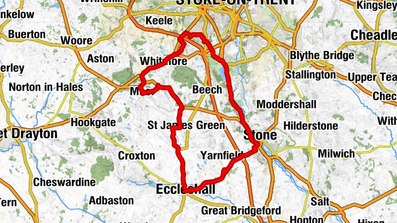 Newcastle-under-Lyme - Blockhouse at The Sheet Anchor - Maer St. Peter - St Chad's