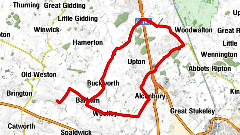 Leighton Bromswold - Saint Giles - Barham - All Saints (Buckworth parish church)