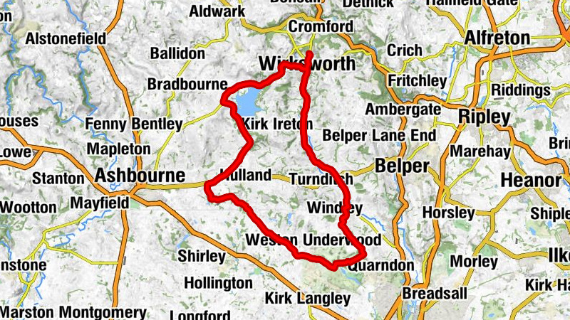 Wirksworth - Idridgehay Green - Idridgehay - Le Mistral