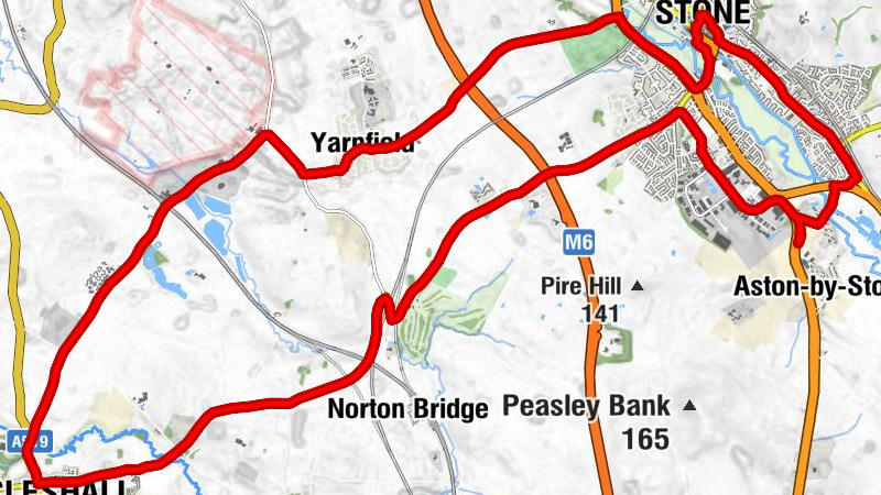 Eccleshall - Sacred Heart Catholic Church - St Barnabas Church - Stone