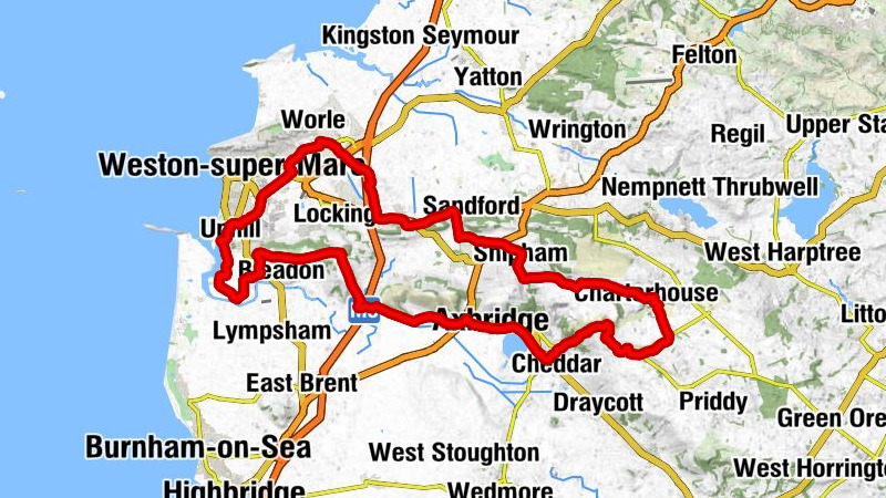 Weston Milton - Axbridge Methodist Church - St Hugh's Charterhouse - St Leonards
