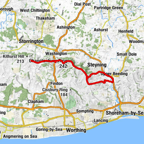 Washington - Chanctonbury Ring - Barnsfarm Hill - Bramber