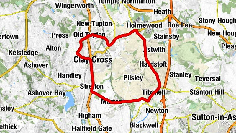 Old Tupton - Abundant Life Christian Church - Coco Bar Bistro at the Shoulder - Chesterfield