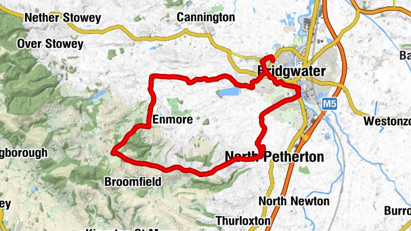 Bridgwater - Four Forks - North Petherton - Wembdon