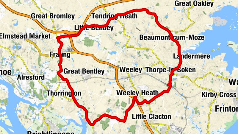 Thorpe-le-Soken - Beaumont-cum-Moze - Stones Green