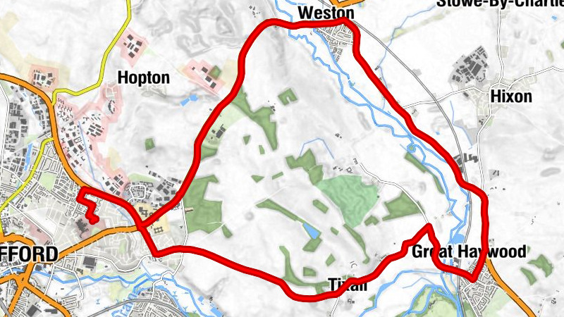 Stafford - St Andrew's Church, Weston - Weston - Great Haywood