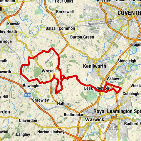 Lapworth - Kingswood - Solihull - Beausale