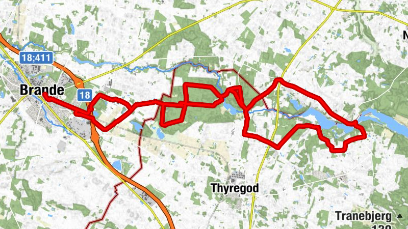 Brande - Rørbæk - Vesterlundgårde