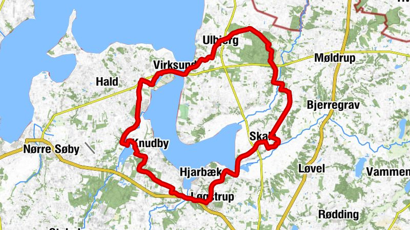 Fiskbæk - Løgstrup - Ørum Kirke - Fiskbæk Kirke