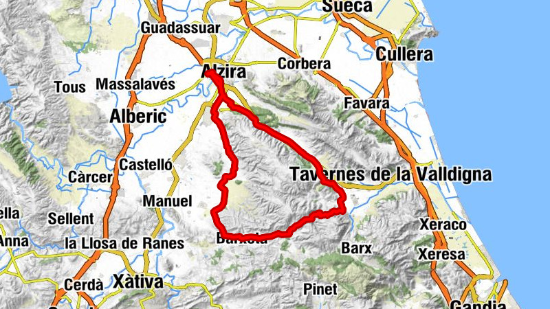 Alzira - Les Barraques - Carcaixent