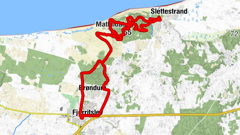 Fjerritslev - Mathildahøj - Svinkløv - Stenbjerg