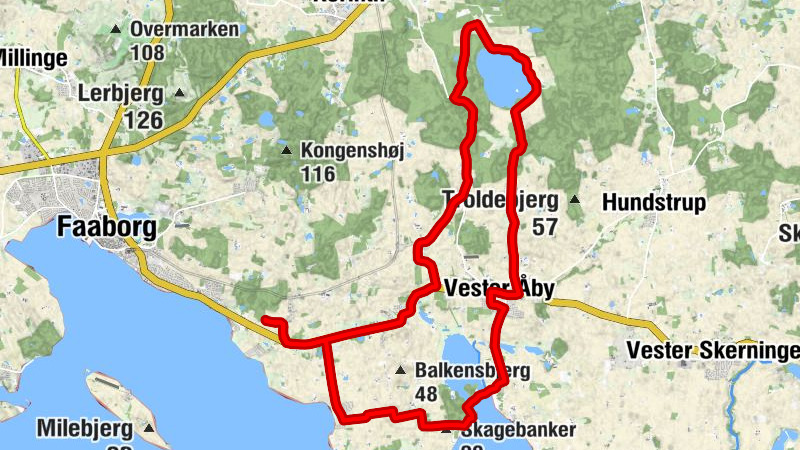 Faaborg-Midtfyn Kommune - Egebjerg - Skagebanker - Vester Åby Kirke
