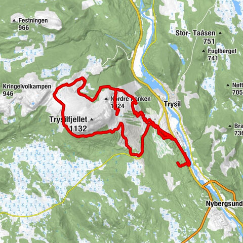 Trysil - Restaurant Fjellroa - Knettsetra - Snøhvit