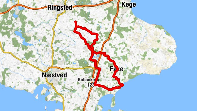 Nordrup - Terslev Kirke - Roholte Kirke - Haslev Kirke