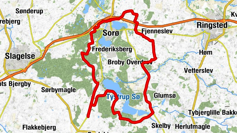 Haldagerlille - Kongskilde Landsby - Slaglille Kirke - Alsted Kirke