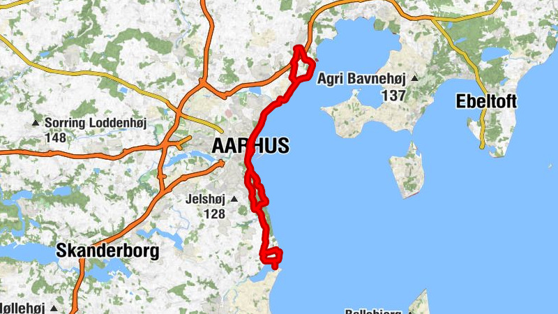 Skødstrup - Ridder Palles Høj - Katterhøj - Frederikskirken