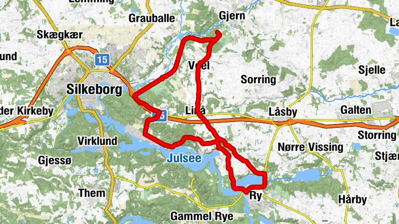 Silkeborg Kommune - Knudhule Badehotel - Sejs-Svejbæk Kirke - Silkeborg