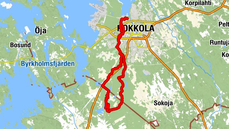 Pikiruukki - Tullimäki - Kokkola - Patamäki