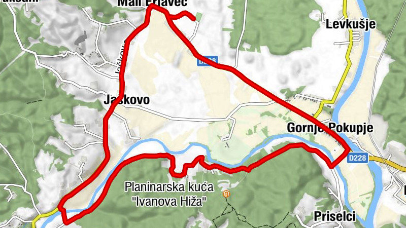 Dinamo - Mali Erjavec - Gornje Pokupje - Crkva sv. Petra i Pavla