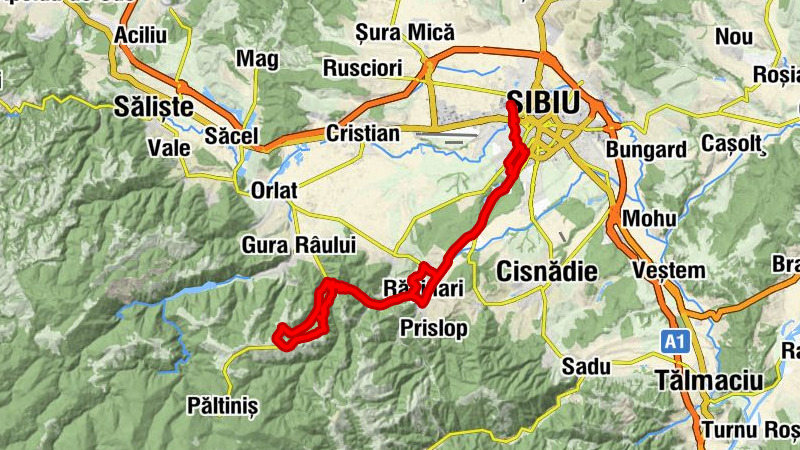 Turnișor - Biserica Ortodoxă "Sfântul Ioan Botezătorul" - Schitul Răsinari - Cabana Zambet de Soare