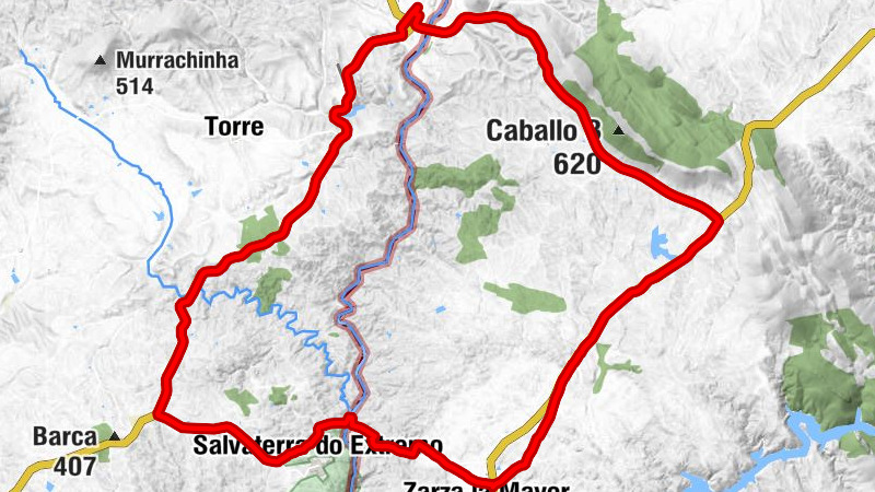 Zarza la Mayor - El Herrero - Benavente - Termas de Monfortinho