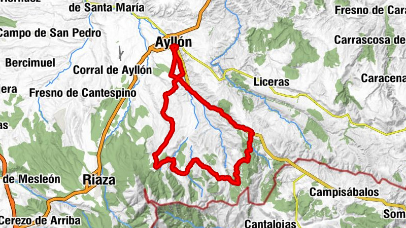 Ayllón - Iglesia de Santa María la Mayor - Valvieja - Iglesia de San Juan Bautista