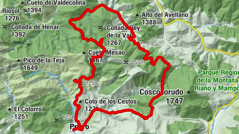 Prioro - Puerto de Monteviejo - Collado Morcilledo