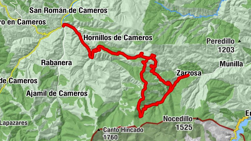 Zarzosa - Ermita de Canalejas - Torremuña - Vadillos