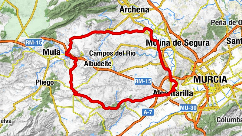 Antigua Estacion de Puebla de Mula - Lorquí - Ceutí - Alguazas