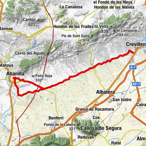 Abanilla - Crevillent - La Tierra Colorada