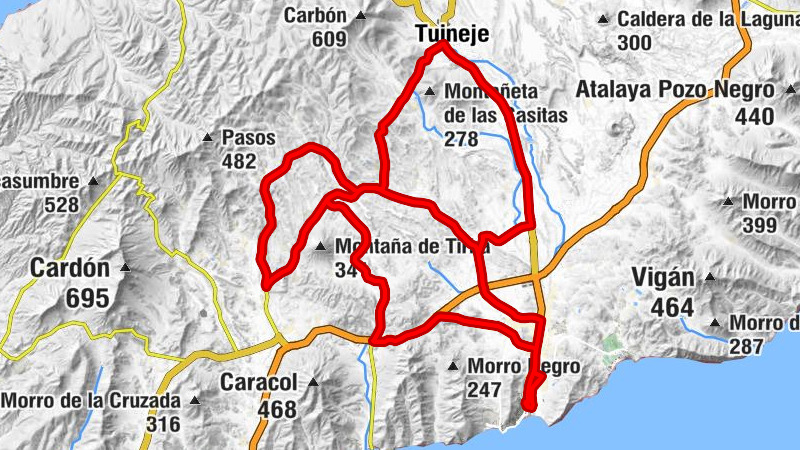 Gran Tarajal - Restaurante Tío Juan - Ermita de San José - La Florida