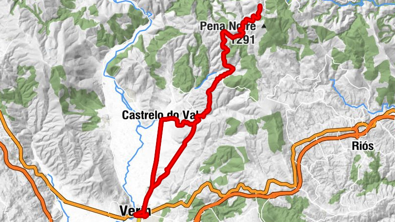 Verín - O Salgueiro - Igrexa de Santa María de Castrelo do Val - Igrexa de Santa María a Maior de Verín