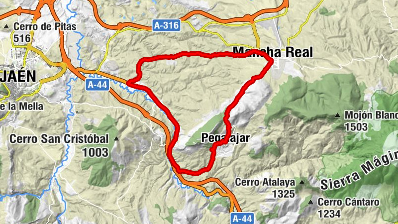 Pegalajar - Puerta Mágina - Mancha Real - La Alcuza