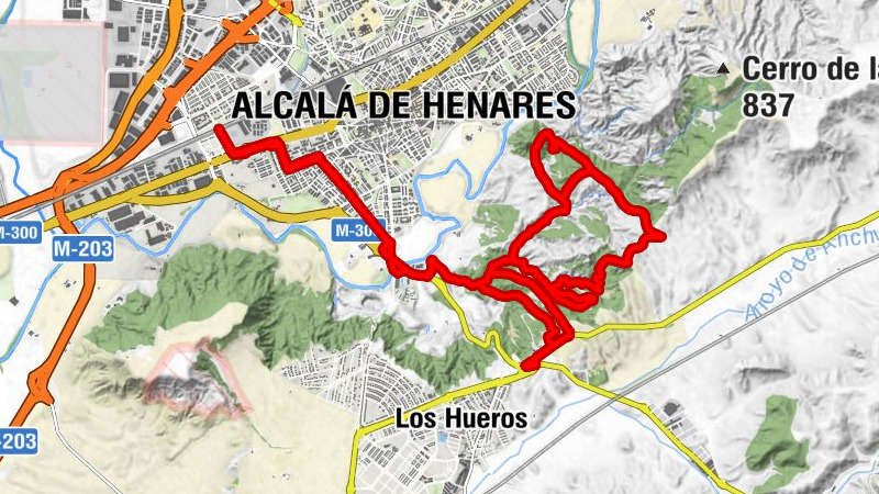 La Garena - Puerta de Madrid - Malvecino - Alcalá de Henares
