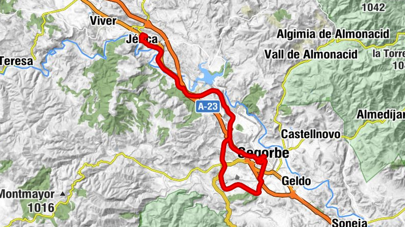 Jérica - Viver - Rosaleda - Jérica - Segorbe