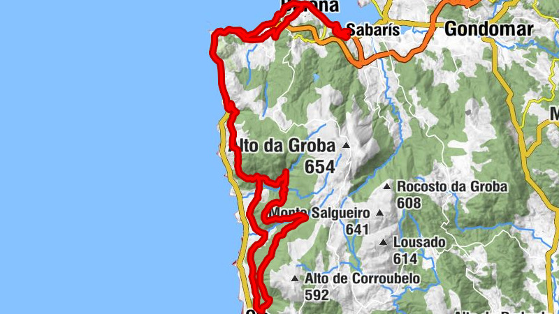 As Areas - O Cruceiro Novo - Baiona - Igrexa de San Miguel de Viladesuso