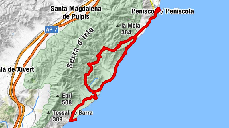 Peníscola / Peñíscola - Urbanització Font Nova - Restaurant Terra d'Irta - Cova dels Coloms