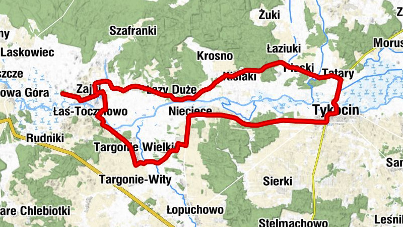 Zajki - Sępiki - Słomianka - Tykocin