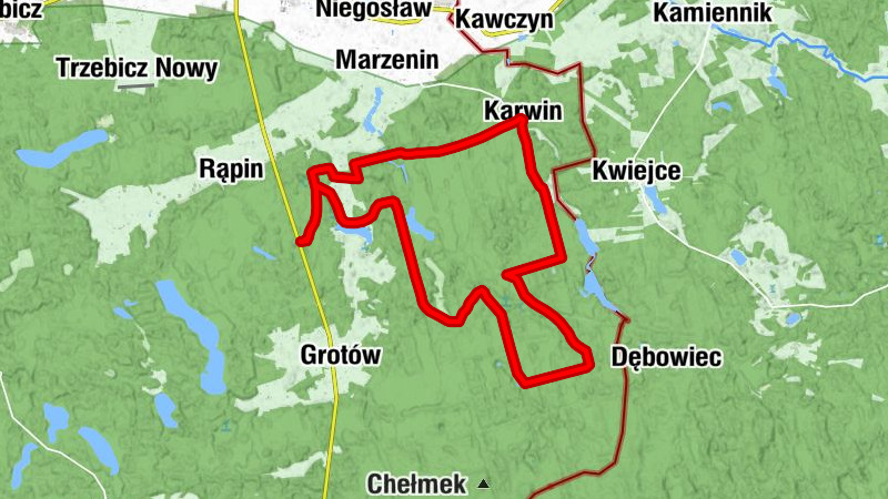 powiat strzelecko-drezdenecki - Karwin - Lipówka