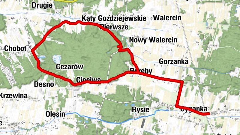 Kaplica pomocnicza - Kościół pw. Miłosierdzia Bożego - Cyganka - Tomaszów