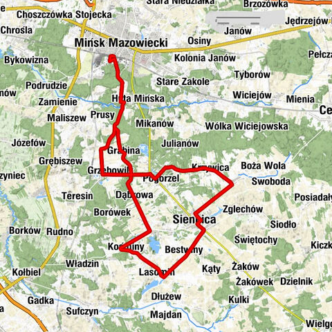 Mińsk Mazowiecki - Gliniak - Siennica