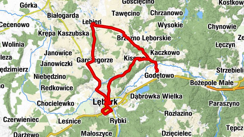 Godętowo - Kościół pw. Świętego Antoniego Padewskiego - Kościół pw. Świętego Jakuba Apostoła - Kościół pw. Najświętszej Maryi Panny Królowej Polski