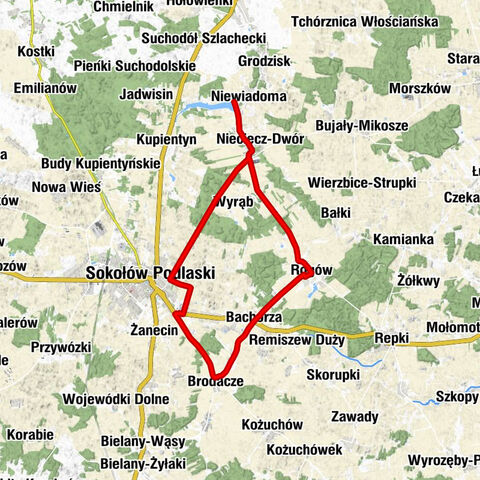 Sokołów Podlaski - Brodacze - Krasnodęby-Sypytki - Kościół pw. Niepokalanego Poczęcia Najświętszej Maryi Panny