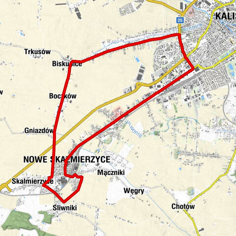 Nastrojowa - Nowe Skalmierzyce - Kościół św. Michała Archanioła - Kościół pw. Świętej Katarzyny Aleksandryjskiej