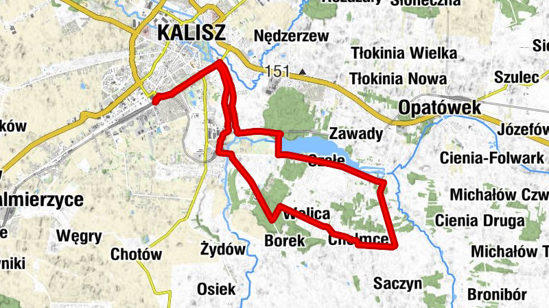 Kalisz - Szałe - Chełmce