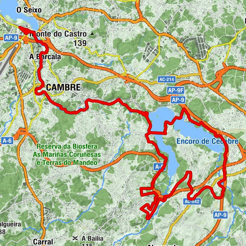 Acea da Má - Santiago do Burgo - Cambre - Igrexa de San Martiño de Orto