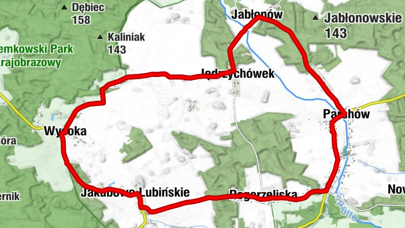Parchów - Kościół pw. Świętego Jacka - Pogorzeliska