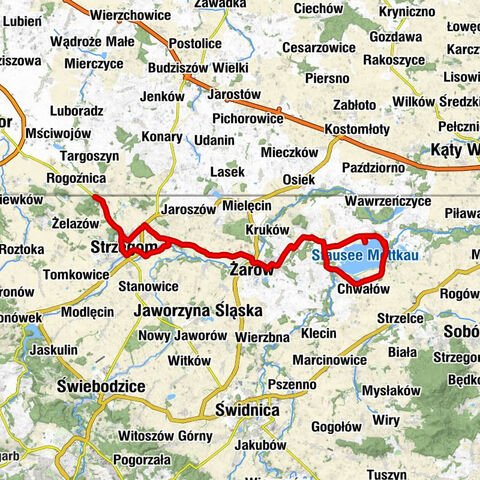 Wieśnica - Kościół Najświętszego Zbawiciela Świata i Matki Boskiej Szkaplerznej z Góry Karmel - Strzegom - Kościół pw Wniebowzięcia Najświętszej Maryi Panny