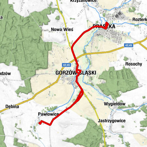 powiat oleski - Pod Lipą - Gorzów Śląski - Praszka